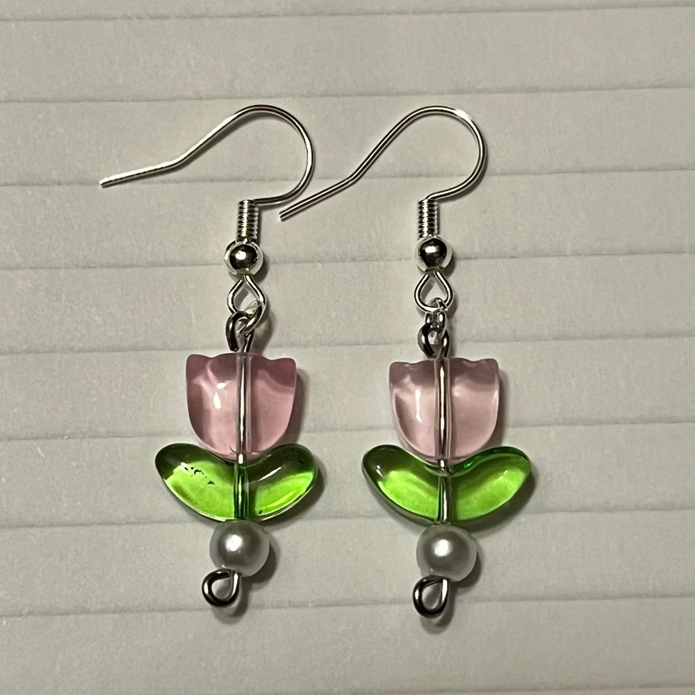 Handmade Tulip Earrings